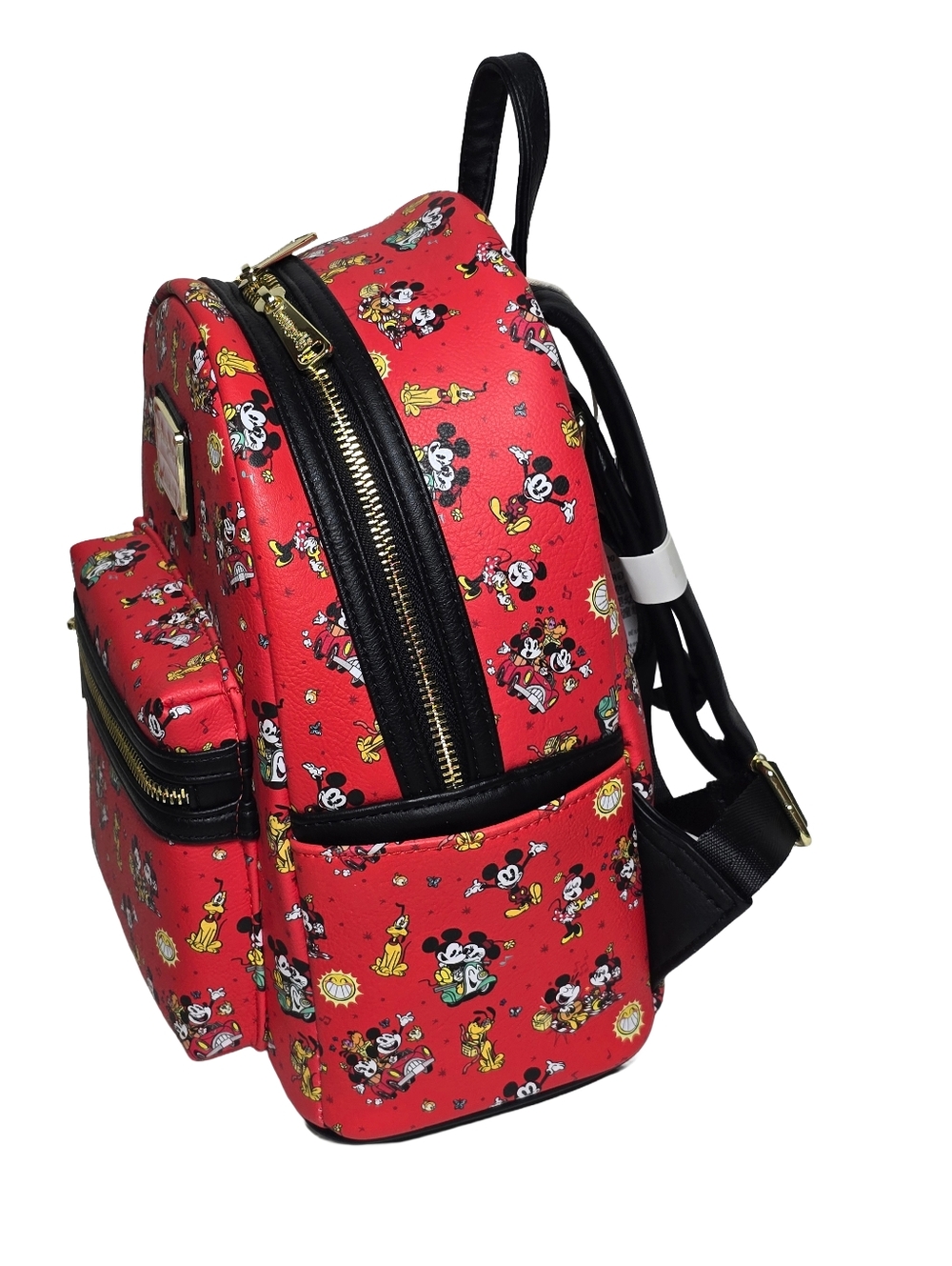 Disney Parks Loungefly Mickey Minnie Pluto Mini Backpack NWT - Picture 2 of 6